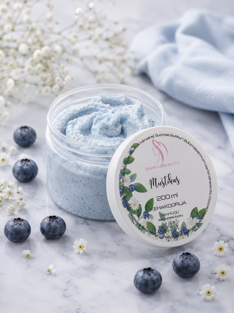 Kehakoorija Mustikas, 200ml
